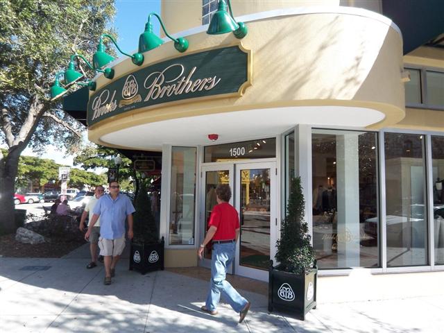  of visiting the new Brooks Brothers in Downtown Sarasota on Main Street.